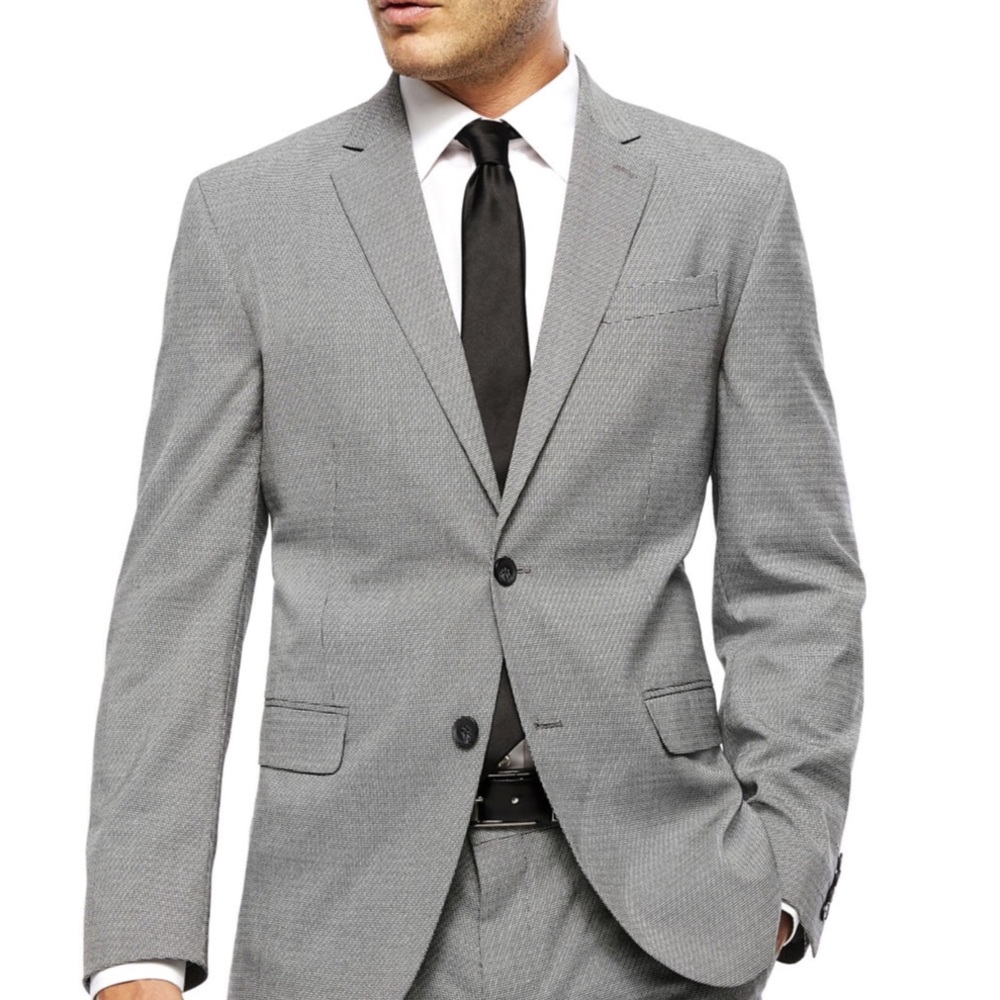 J.Ferrar grey blazer 44R Slim Fit